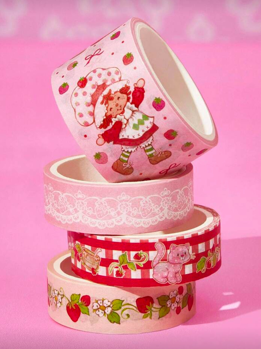 STRAWBERRY SHORTCAKE Washi Tape 4 Rolls 20yards