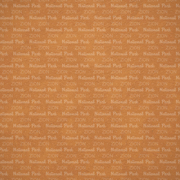 Scrapbook Customs NATIONAL PARK MAP AND WORDS 12"X12" Scrapbook Paper