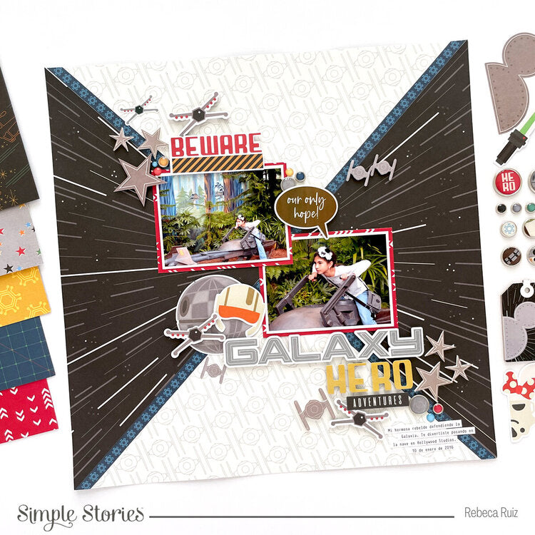 Simple Stories SAY CHEESE GALAXY Bits & Pieces 49pc
