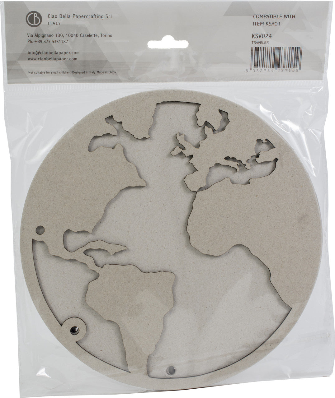 Ciao Bella CHIPBOARD PAGES Traveler