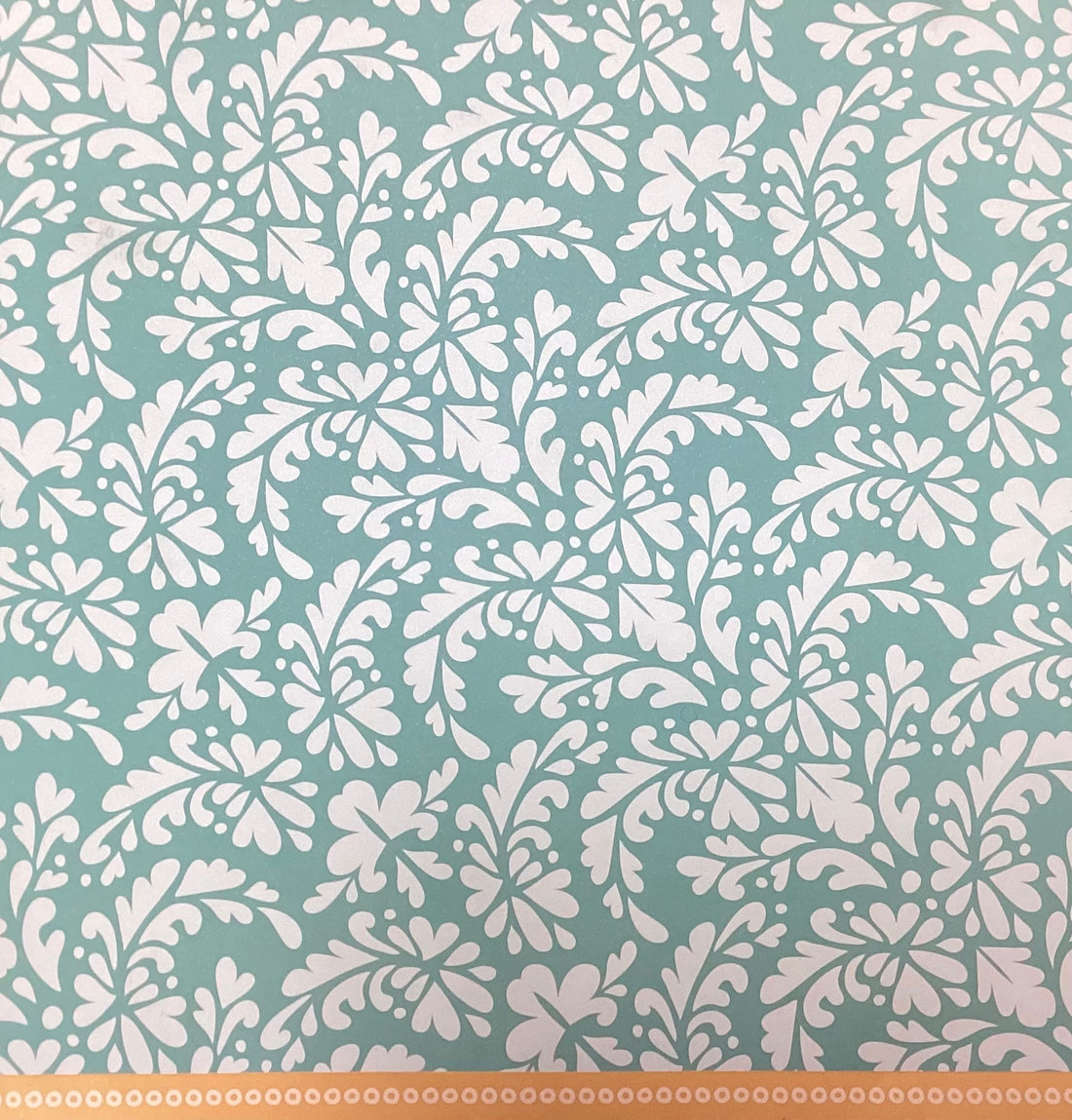 American Crafts GARDEN CAFE ORCHID 12"X12" Scrapbook Paper