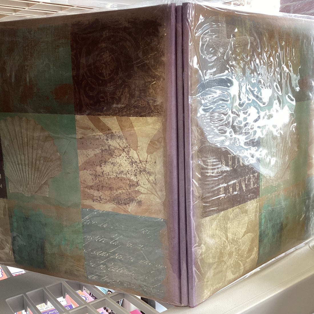 Colorbok LIVE LAUGH LIVE BEACH 12"X12" Postbound Scrapbook Album