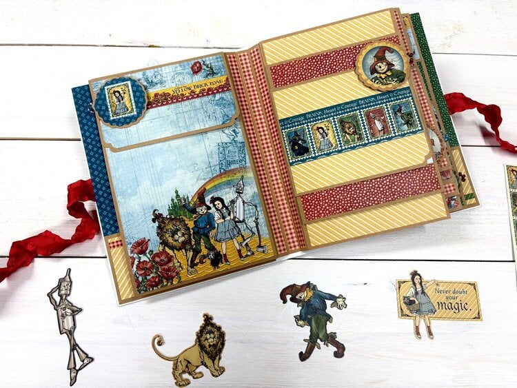 Graphic 45 WONDER OF OZ Rub-On Transfer Set