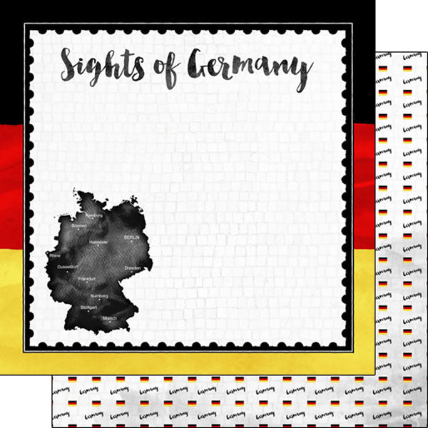 Scrapbooksrus GERMANY SIGHTS 12”X12” Scrapbook Kit