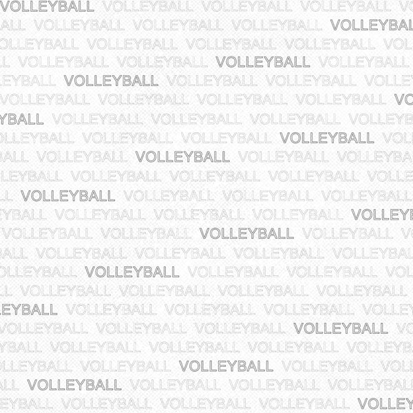 Scrapbook Customs VOLLEYBALL ADDICT DS 12"X12" Paper