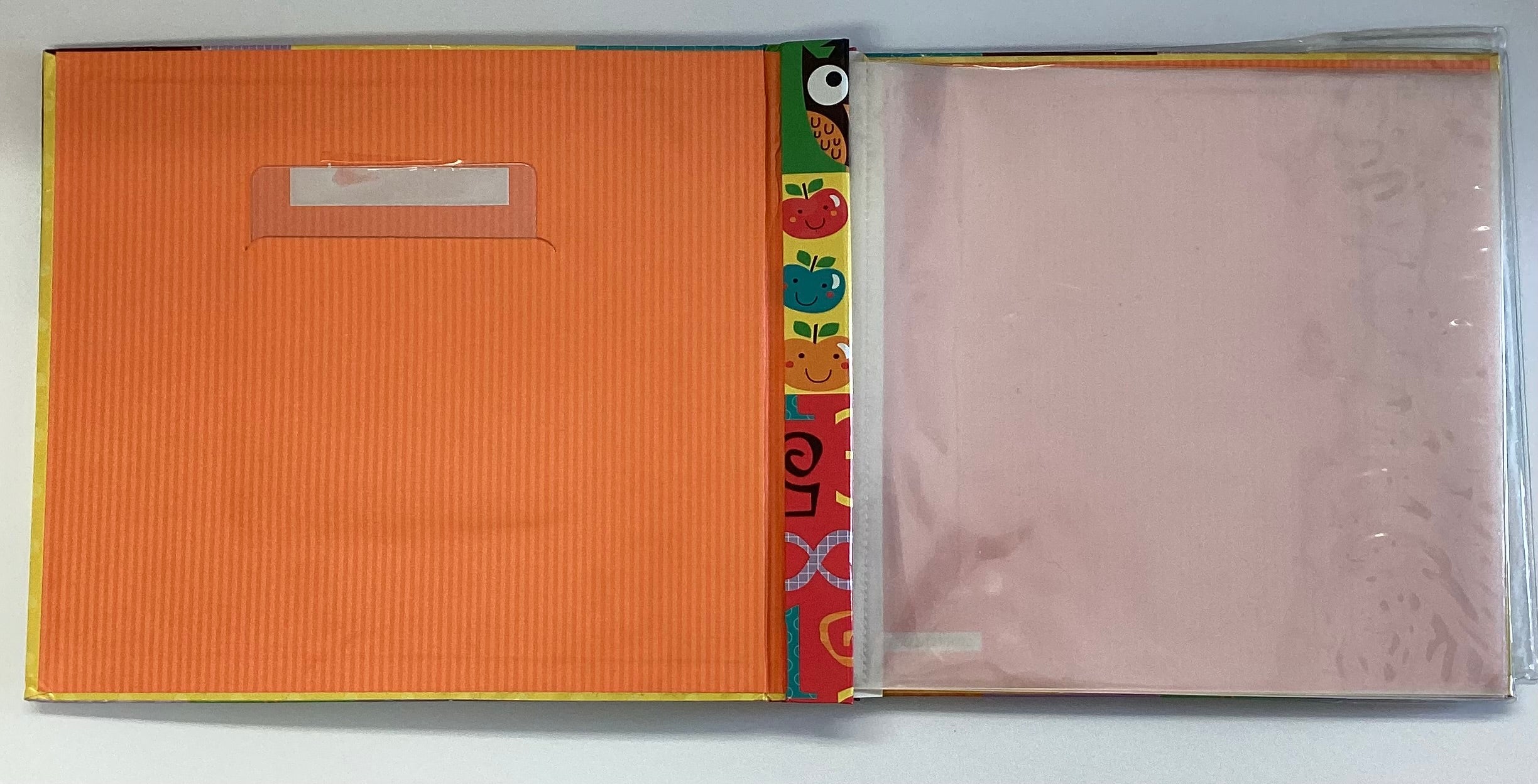 Postbound Album Tapestry Gibson BACK TO SCHOOL Frame 8"X8" Scrapbook