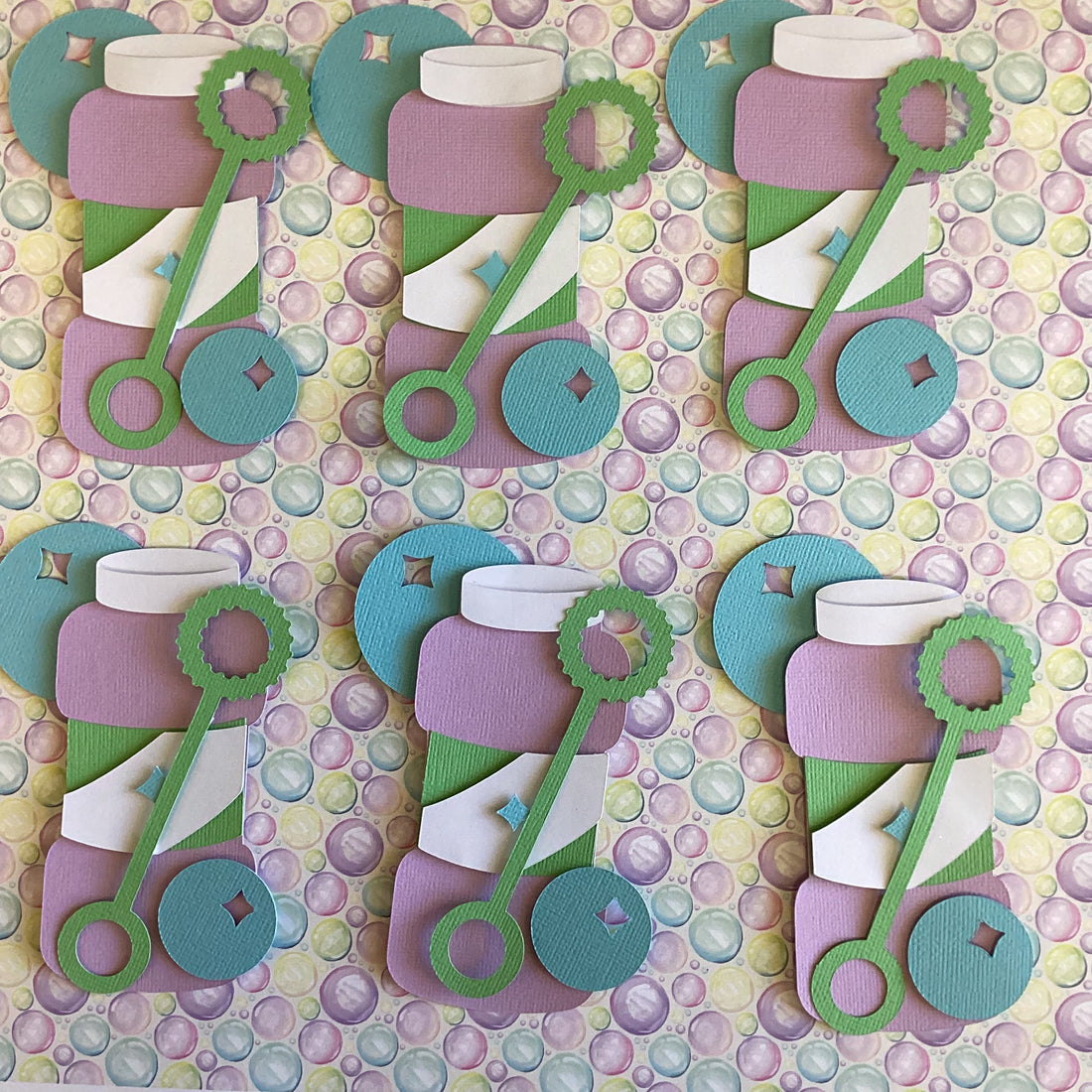 BUBBLES Scrapbook Die Cuts
