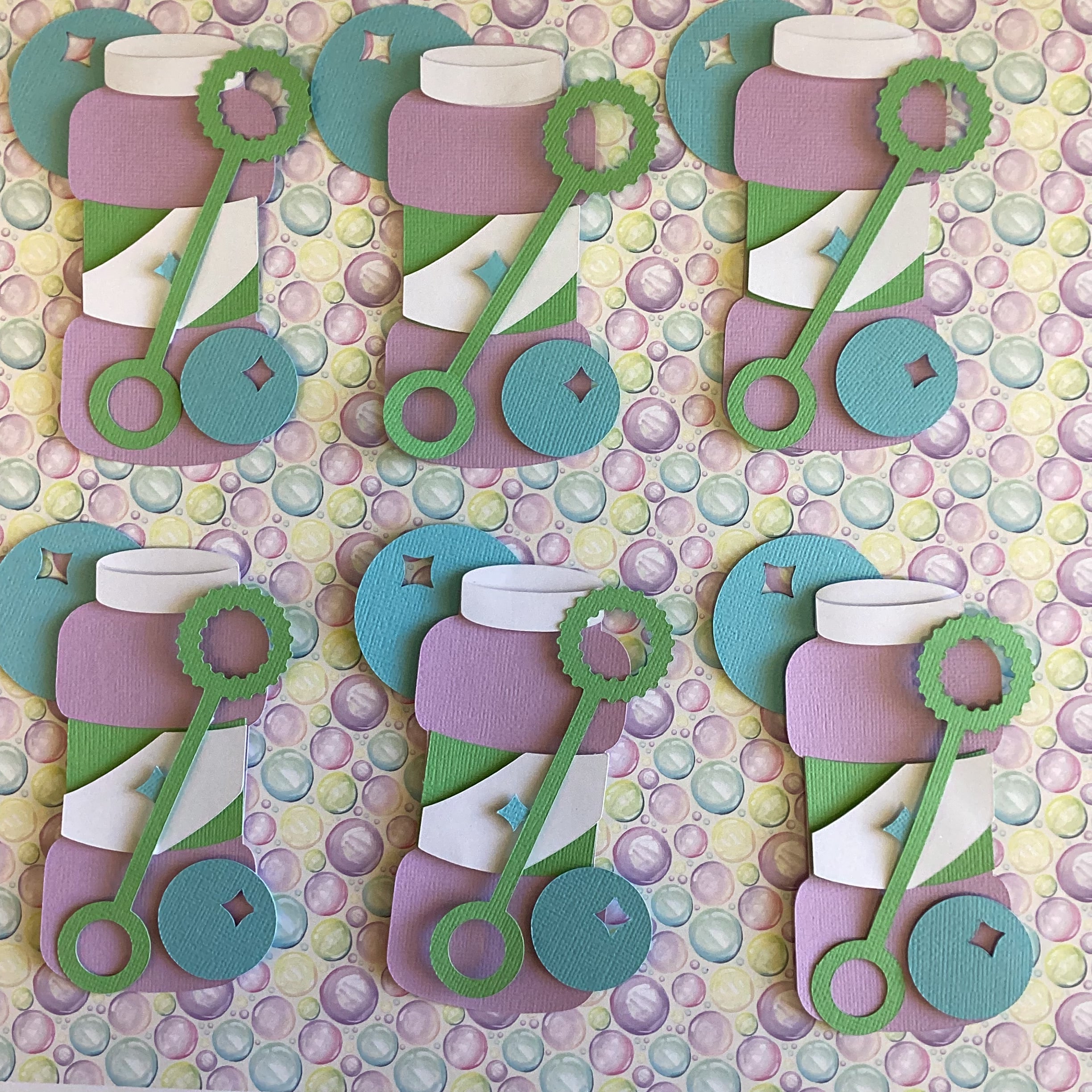 BUBBLES Scrapbook Die Cuts