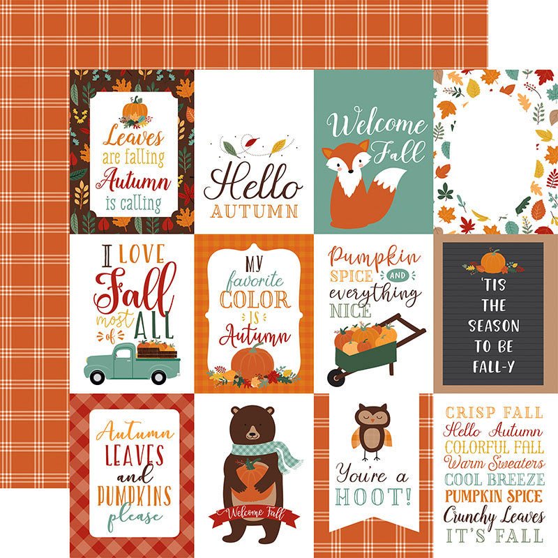 Echo Park HAPPY FALL 12"X12" Scrapbook Collection Kit