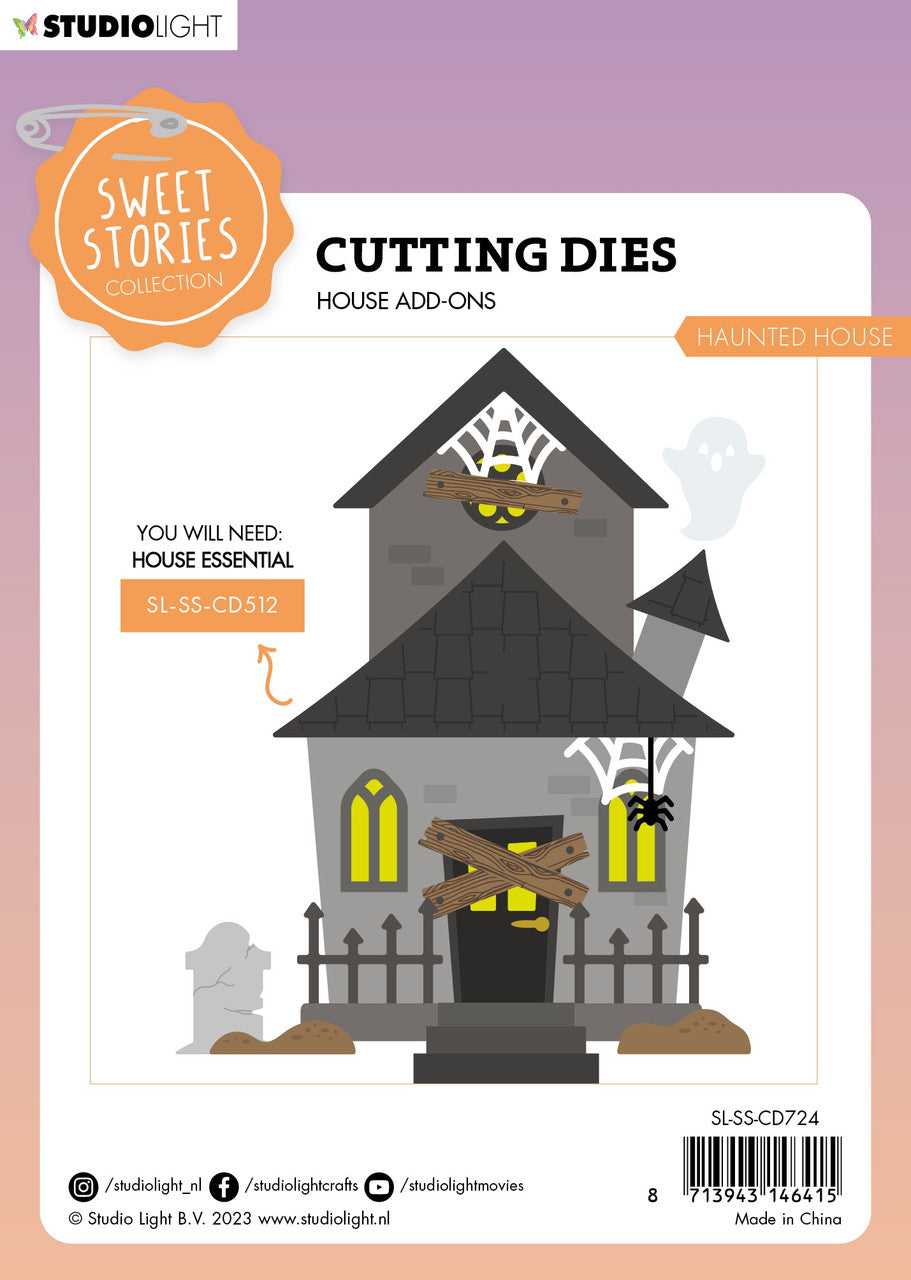Studio Light Sweet Stories HAUNTED HOUSE ADD-ONS Cutting Dies