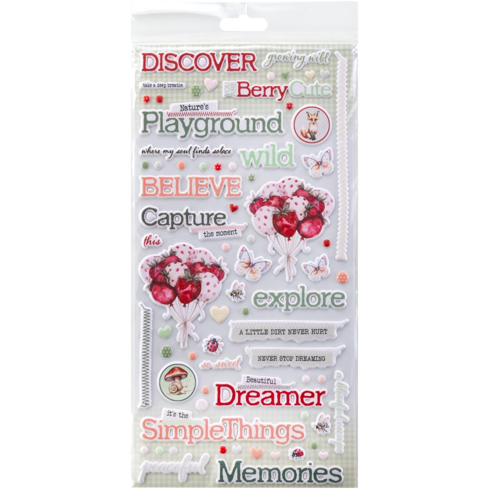 49 and Market NATURE’S HAVEN Puffy Stickers 138pc