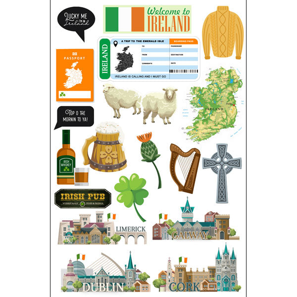 Scrapbooksrus IRELAND SIGHTS 12”X12” Scrapbook Kit