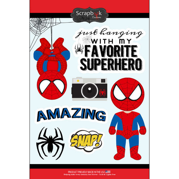 Superhero SPIDER KID 12”X12” Scrapbook Kit