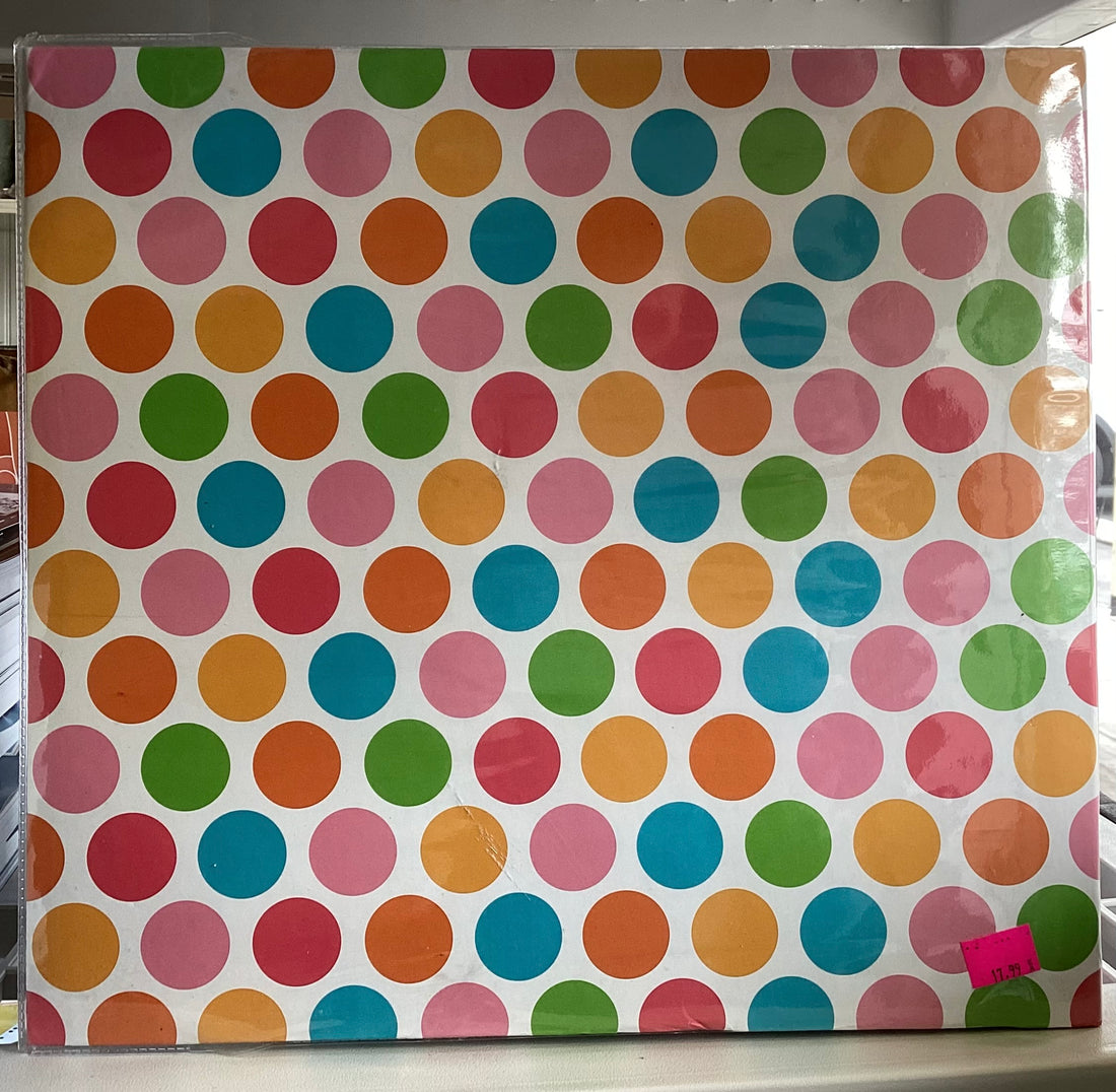 POLKA DOT MEMORIES 12”X12” Scrapbook Album