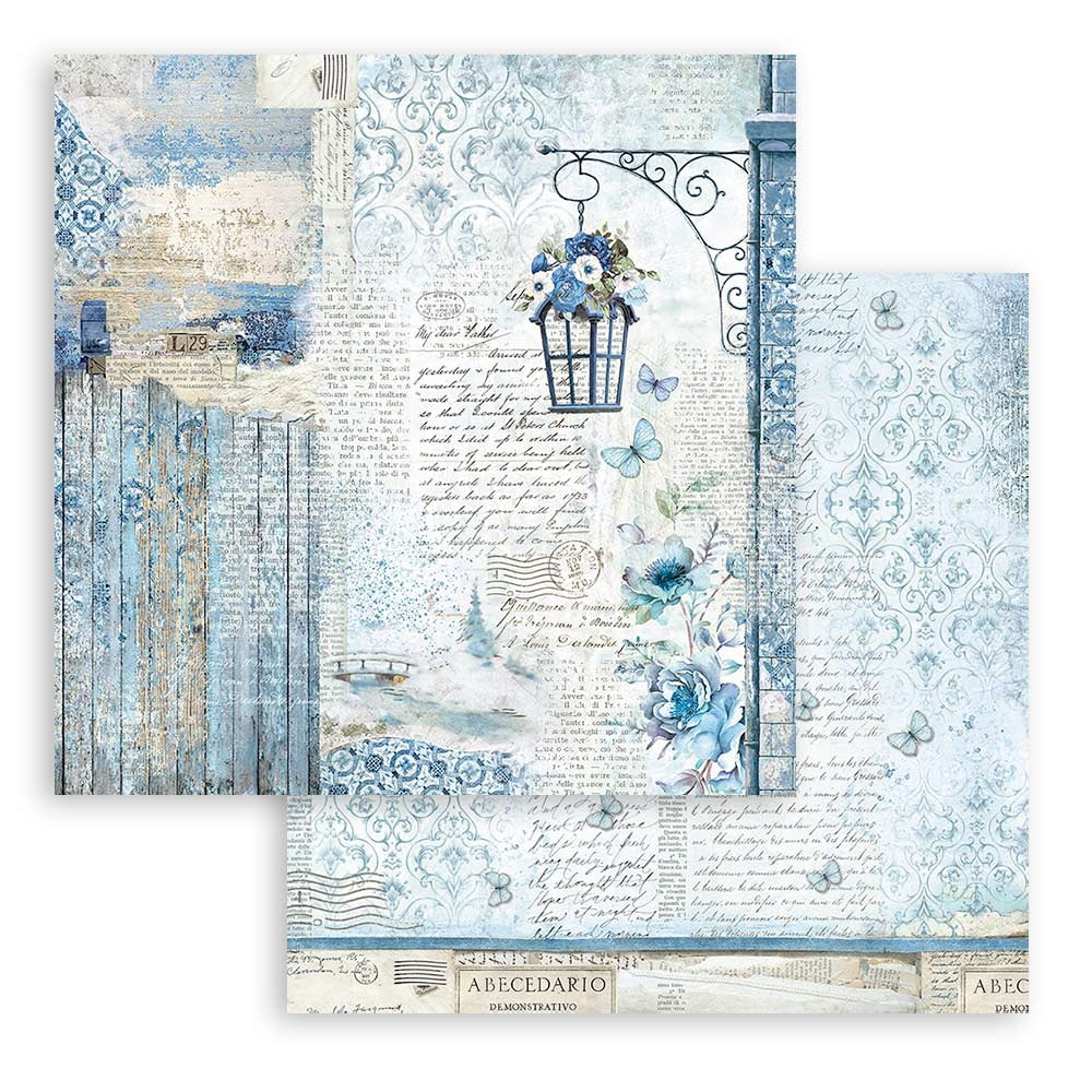 Stamperia BLUE LAND 12"X12" Scrapbook Paper Pack