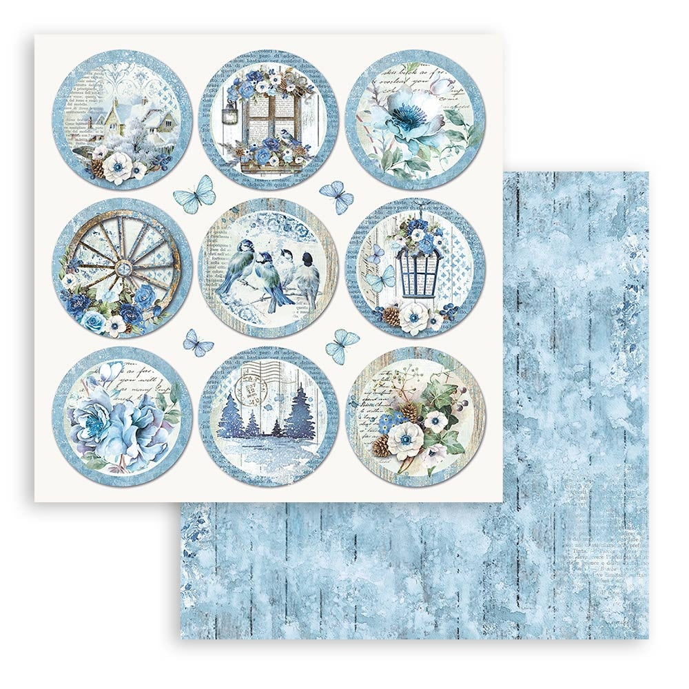 Stamperia BLUE LAND 12"X12" Scrapbook Paper Pack