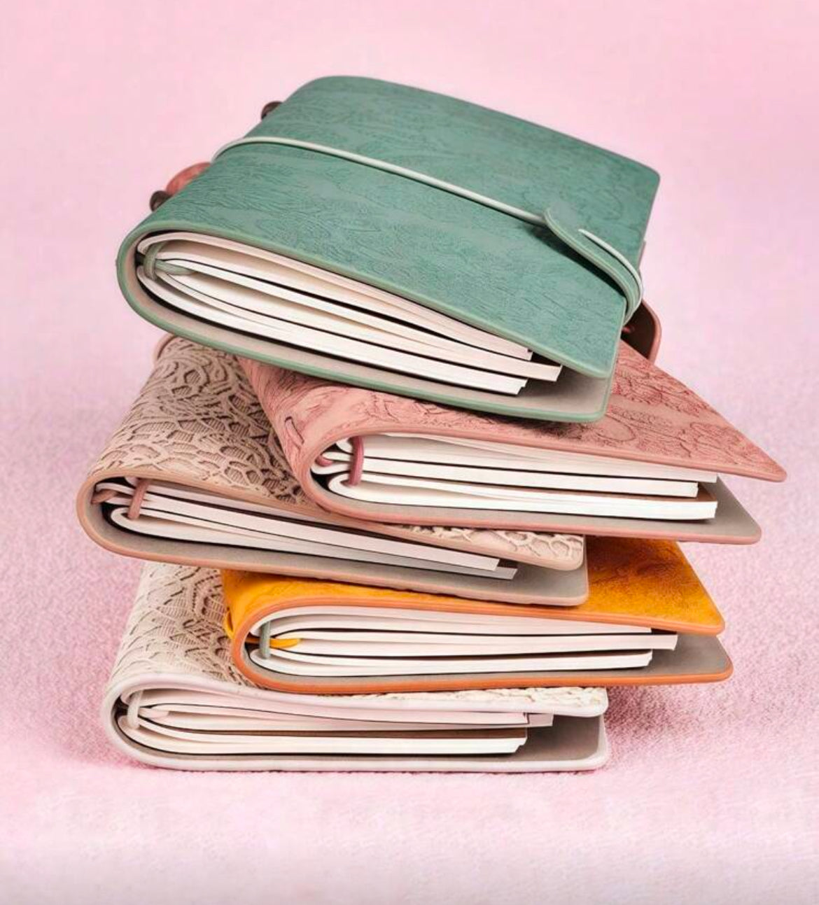 Scrapbooksrus EUROPEAN LACE Leather Traveler Journal