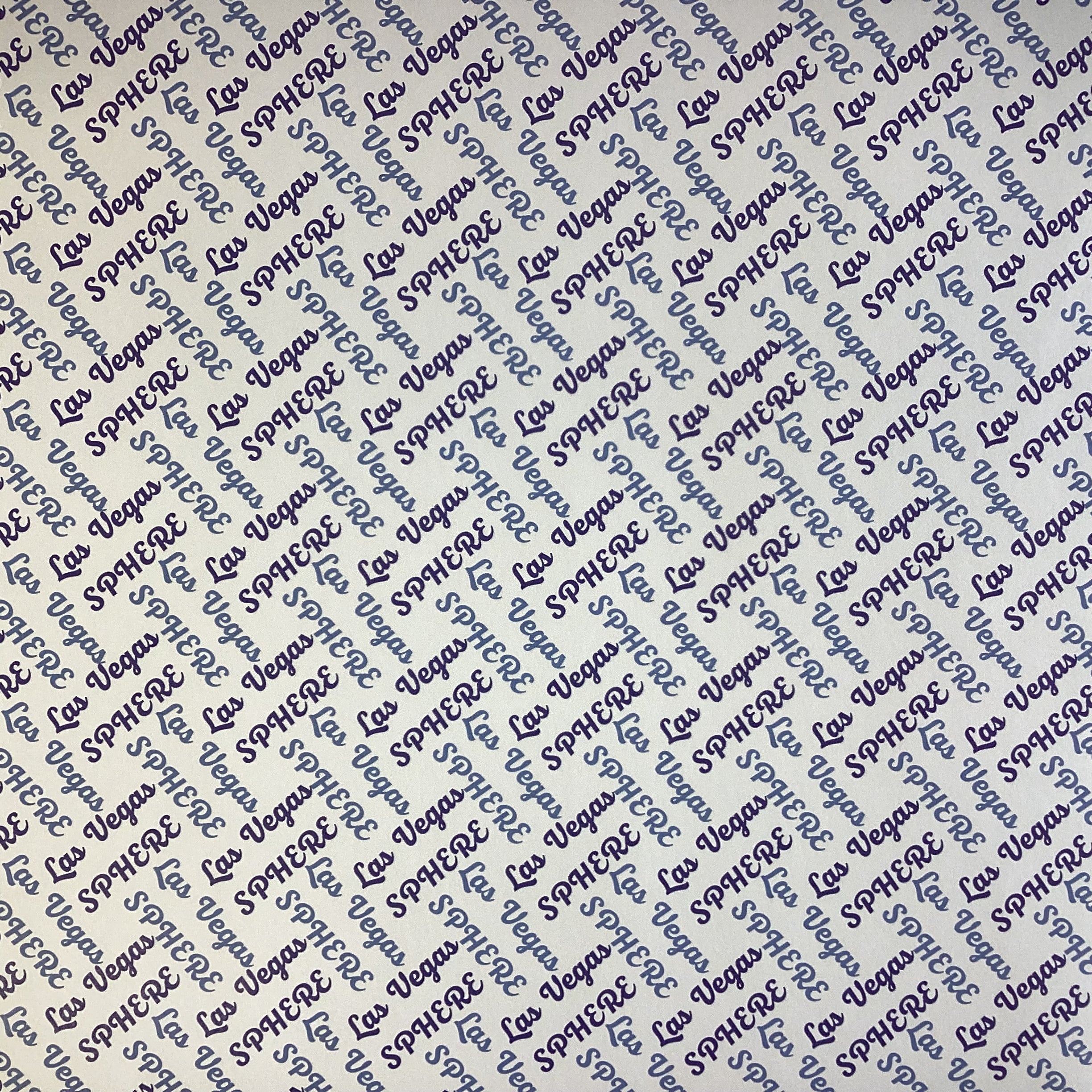 LAS VEGAS SPHERE DIAGONAL 12"X12" Scrapbook Customs Paper