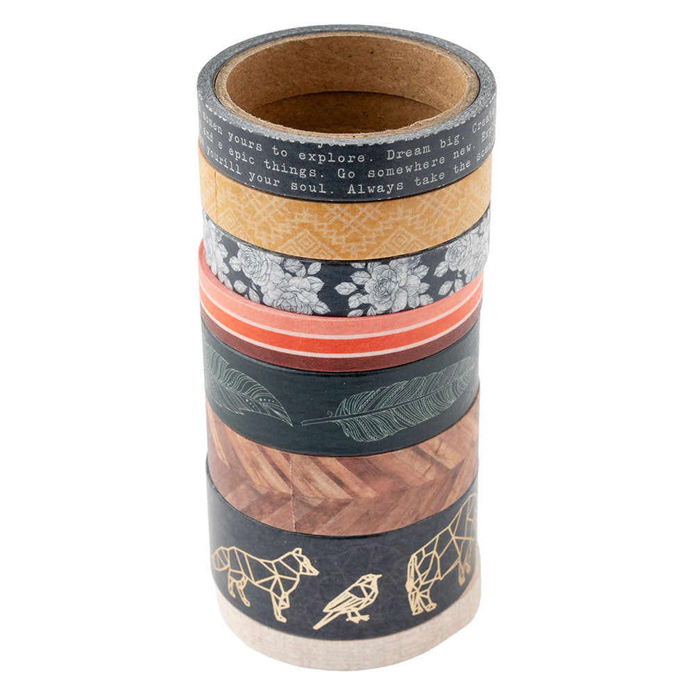 American Crafts CEDAR HOUSE Washi Tape 8 Rolls