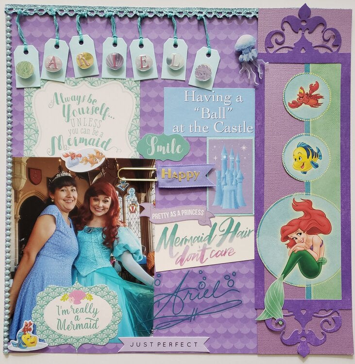 Disney Ek Success PRINCESS Die-Cut Cardstock 118pc
