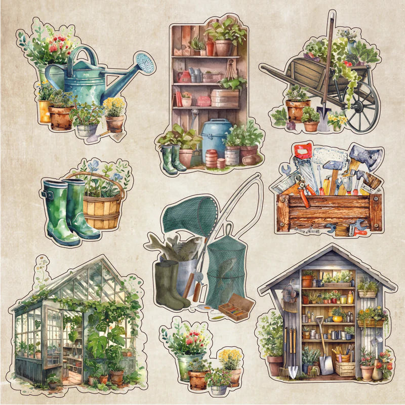 Crafters Companion MODERN MAN 8X8" Topper Pad 48 Sheets