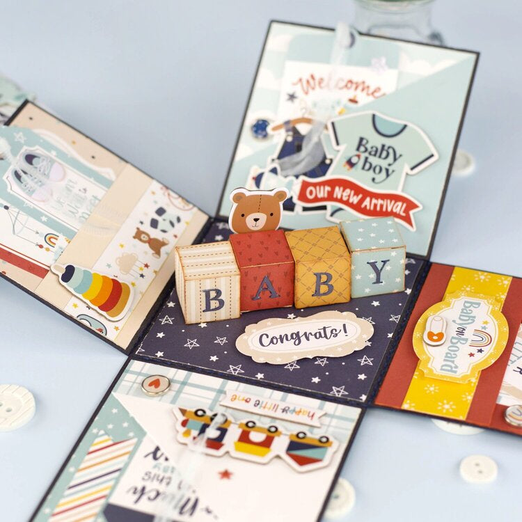 Echo Park Baby On Board IT’S A BOY 12"X12" Collection Kit