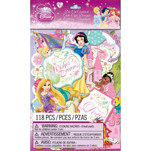 Disney Ek Success PRINCESS Die-Cut Cardstock 118pc