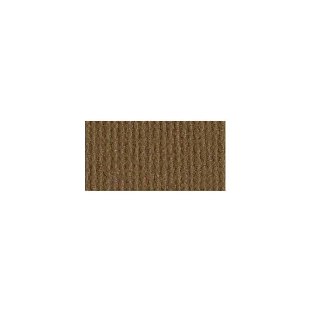 BAZZILL CARDSTOCK Textured 12"X12" Sheet walnut