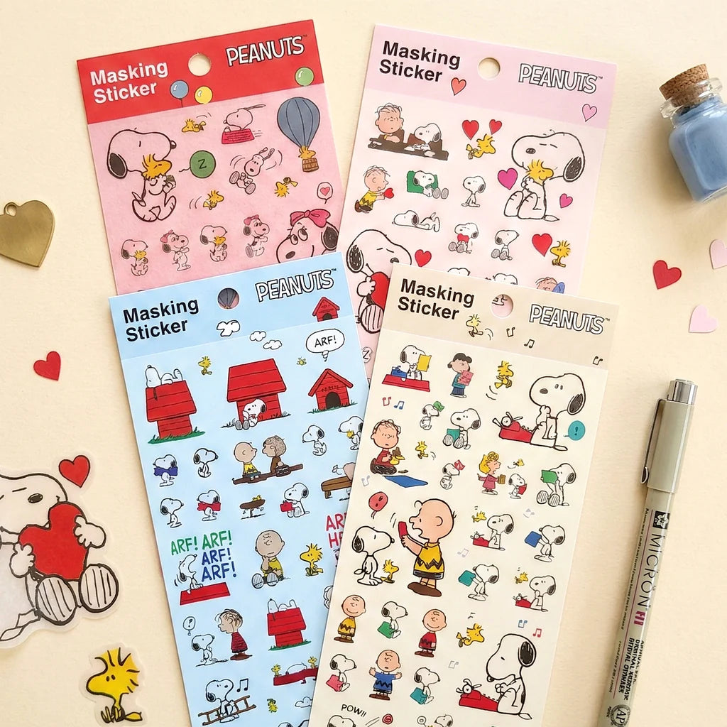 Peanuts SNOOPY Masking Stickers