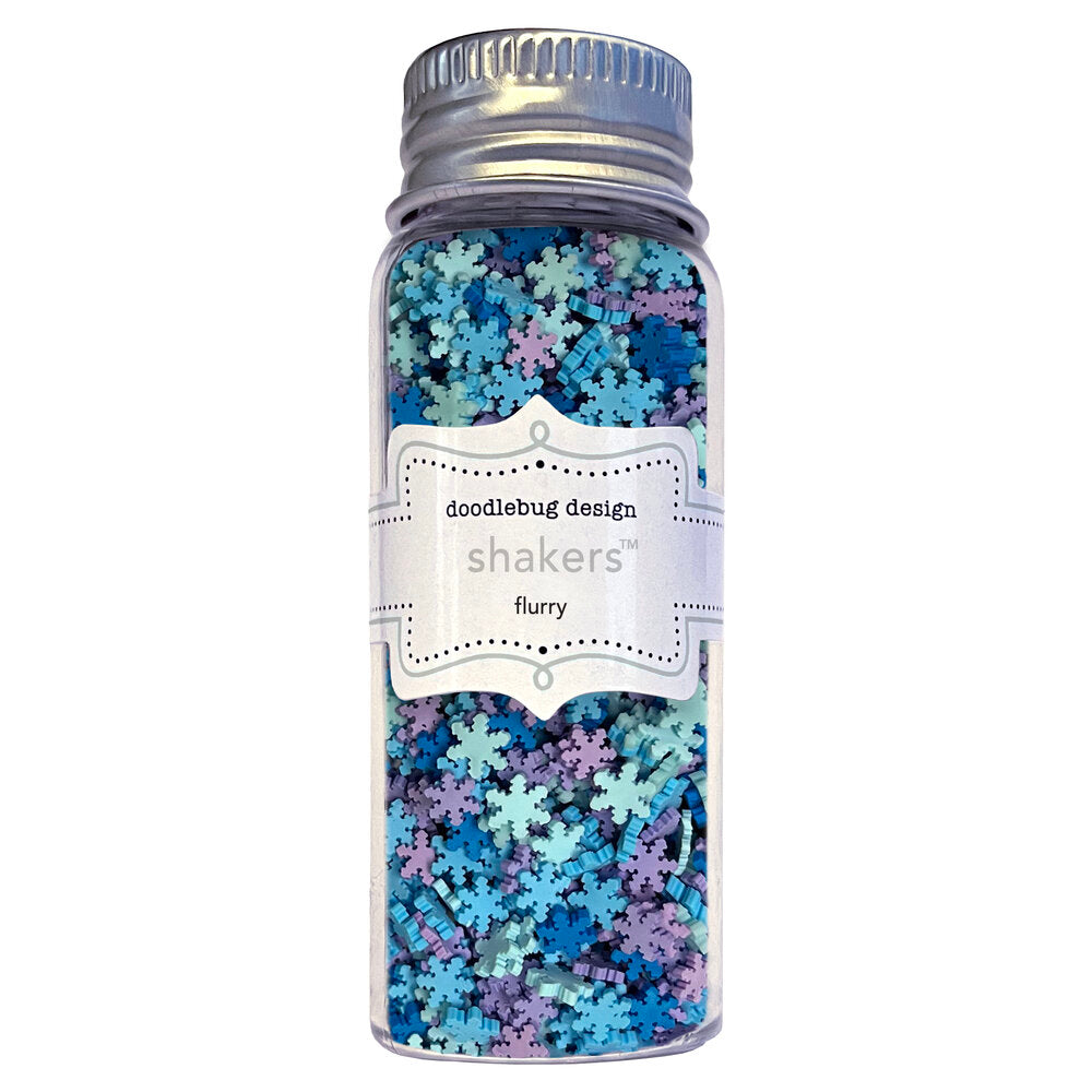 Doodlebug Snow Much Fun FLURRY Shakers