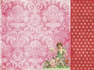 Kaisercraft Key To My Heart DREAMY 12"X12" Paper