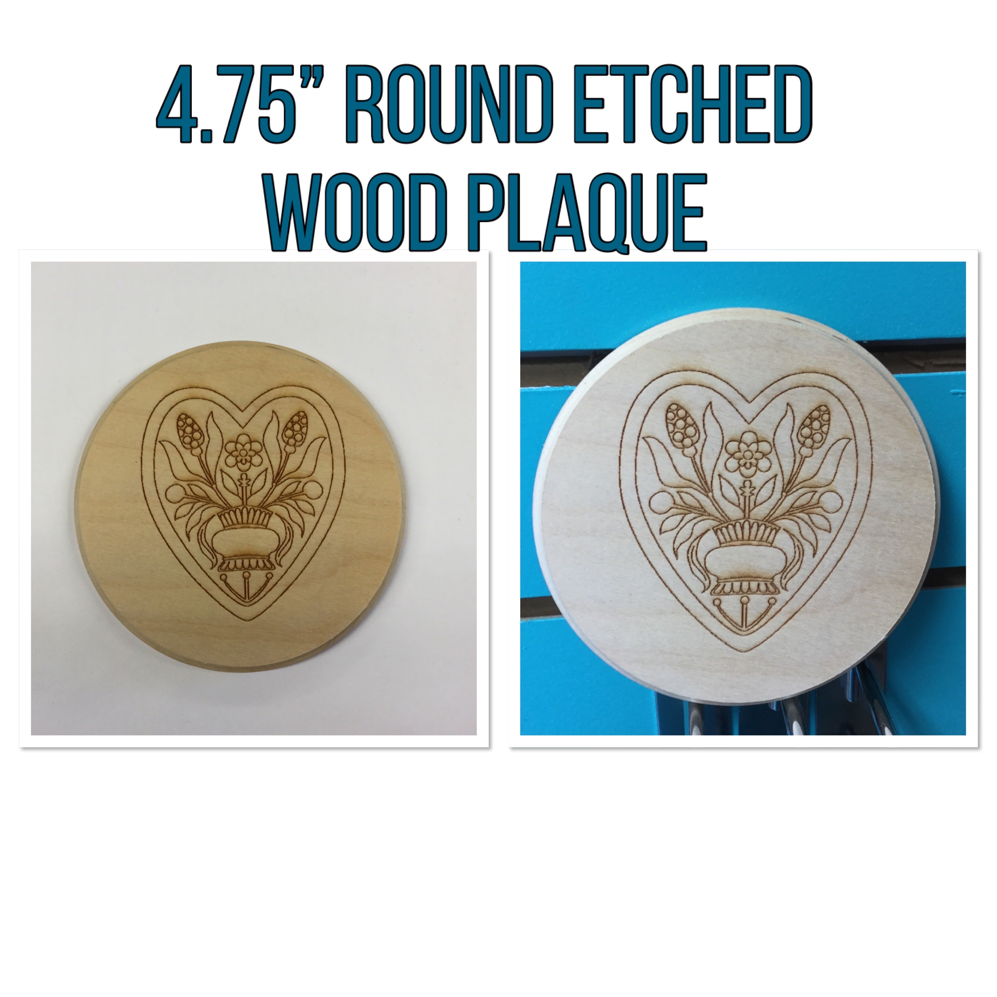 ETCHED WOOD PLAQUE Wall Art Sign Home Decor