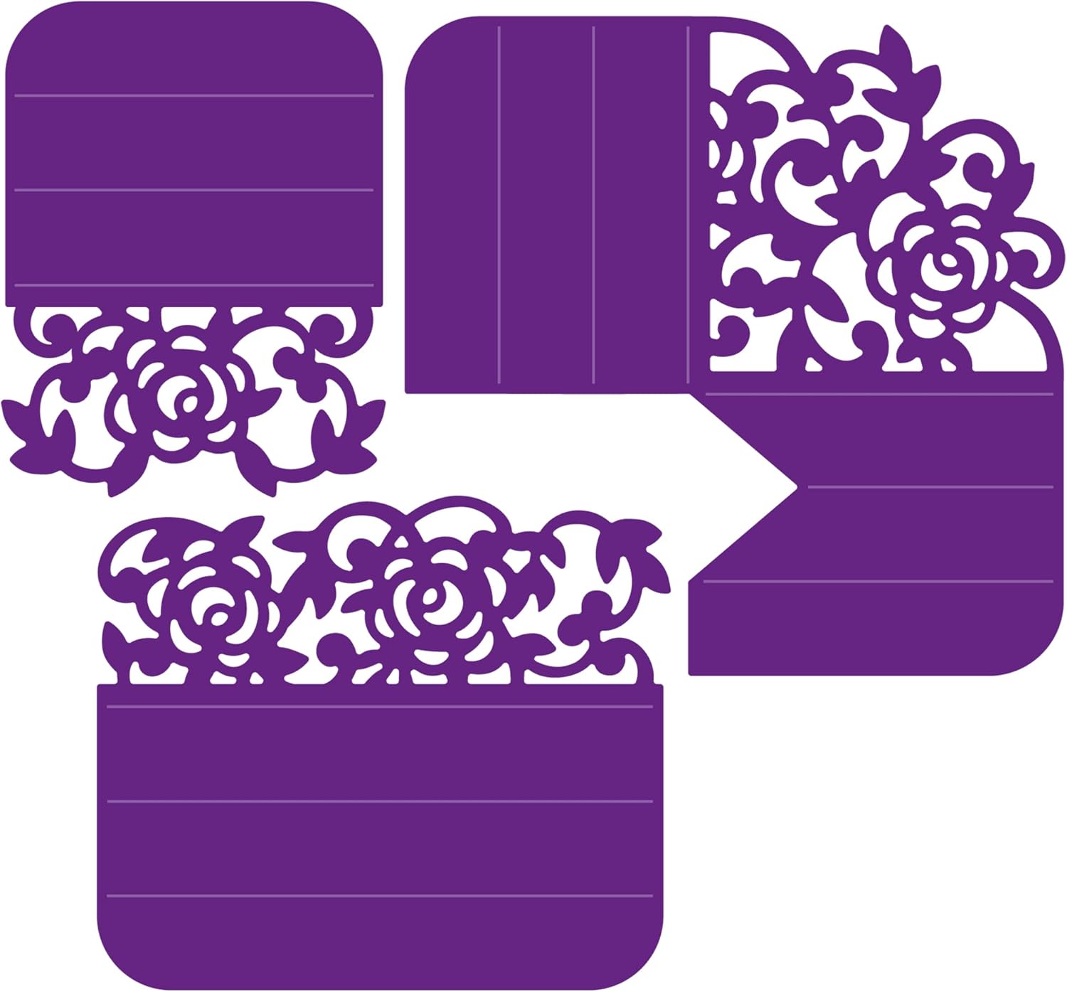 Gemini VINES 3D Concertina Boarder Set Metal Cutting Dies 3pc