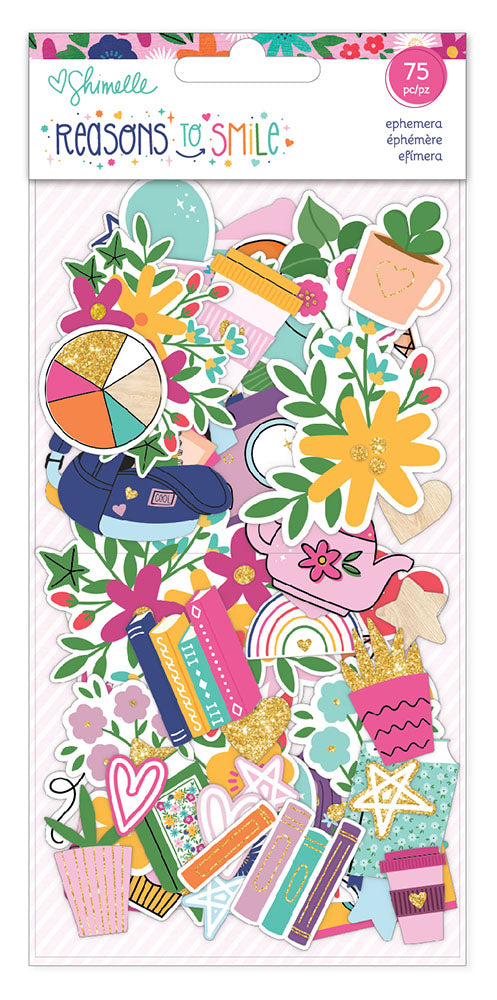 Shimelle Reasons To Smile EPHEMERA 75pc