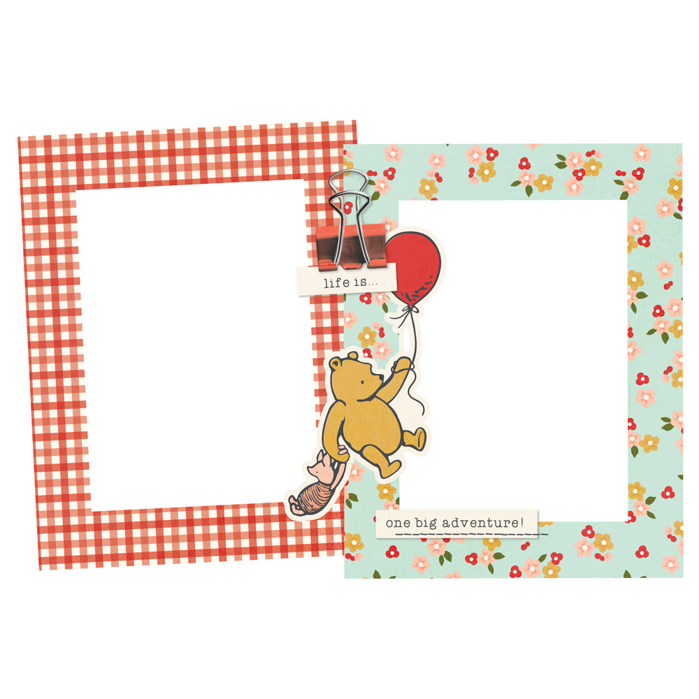 Simple Stories SAY CHEESE CLASSIC POOH Chipboard Frames 6pc