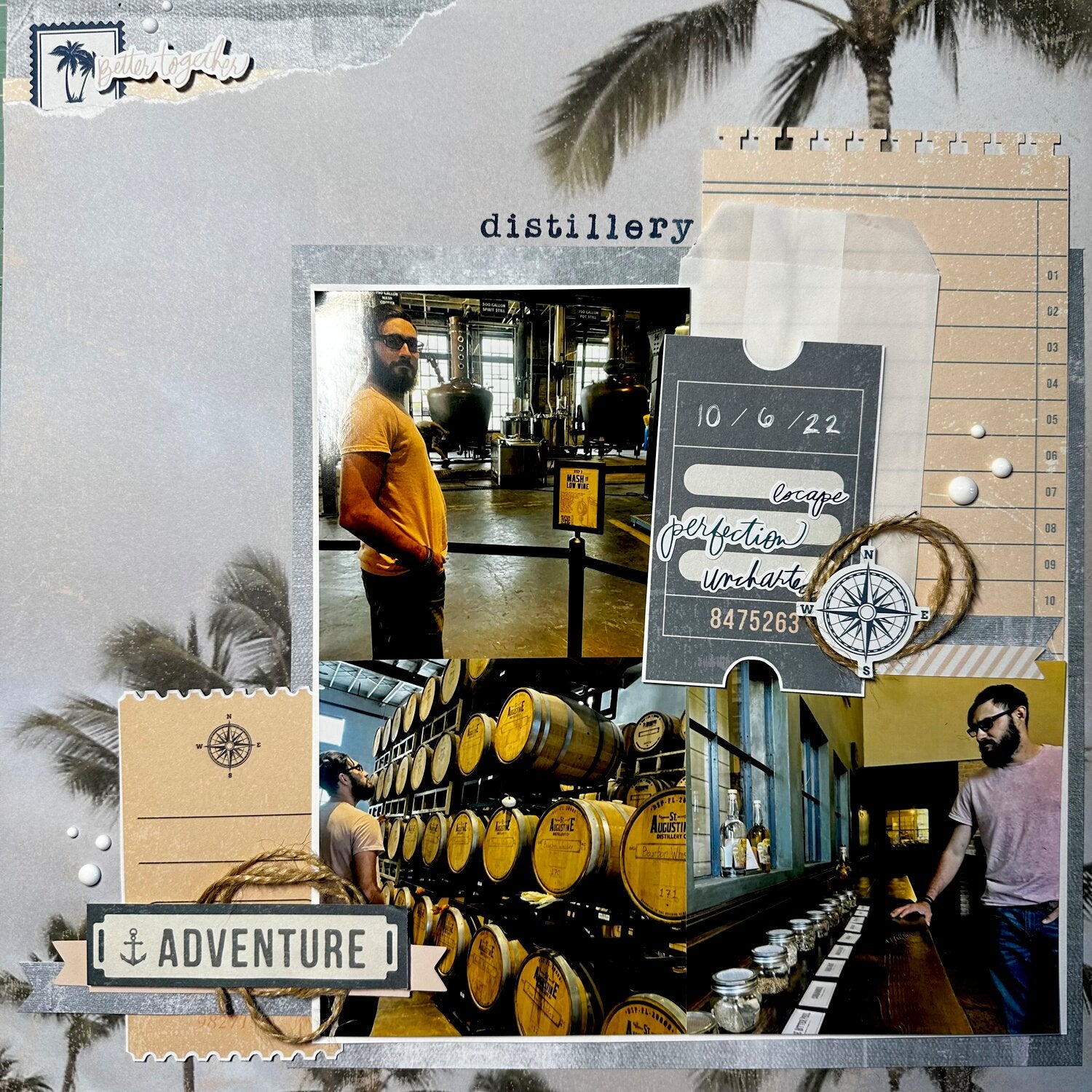 Heidi Swapp SET SAIL 12"X12" Paper Pad 48 Sheets