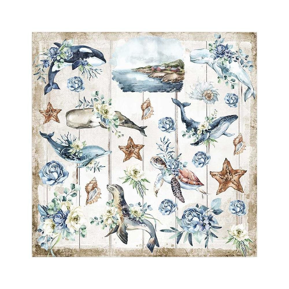 Stamperia Romantic SEA DREAM 12"X12" Scrapbooking Pad