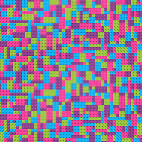 BUILDING BLOCKS PASTEL Lego 12”X12” Scrapbook Paper Pack