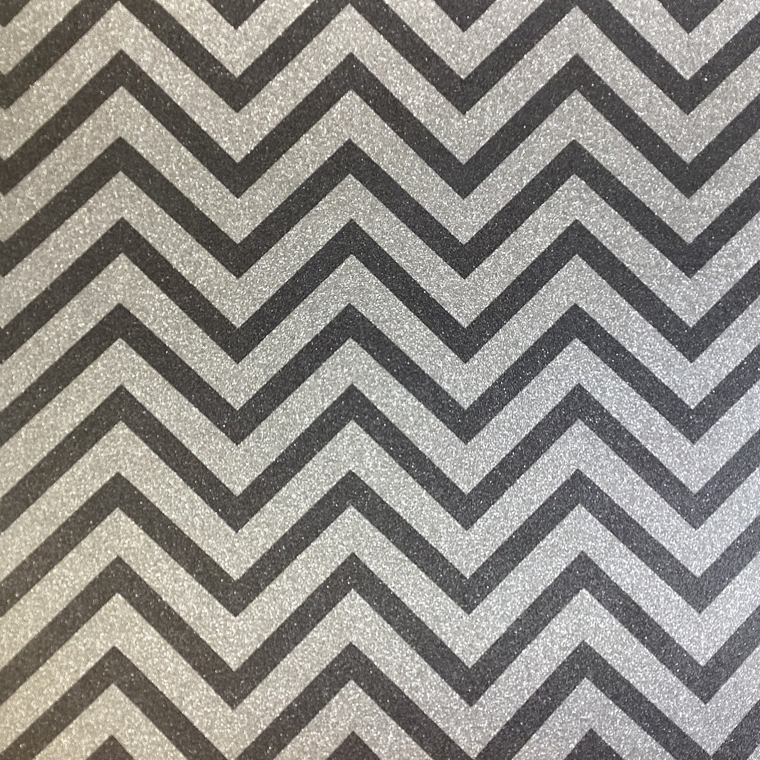 American Crafts POW GLITTER CHEVRON 12"x12" Scrapbook Paper