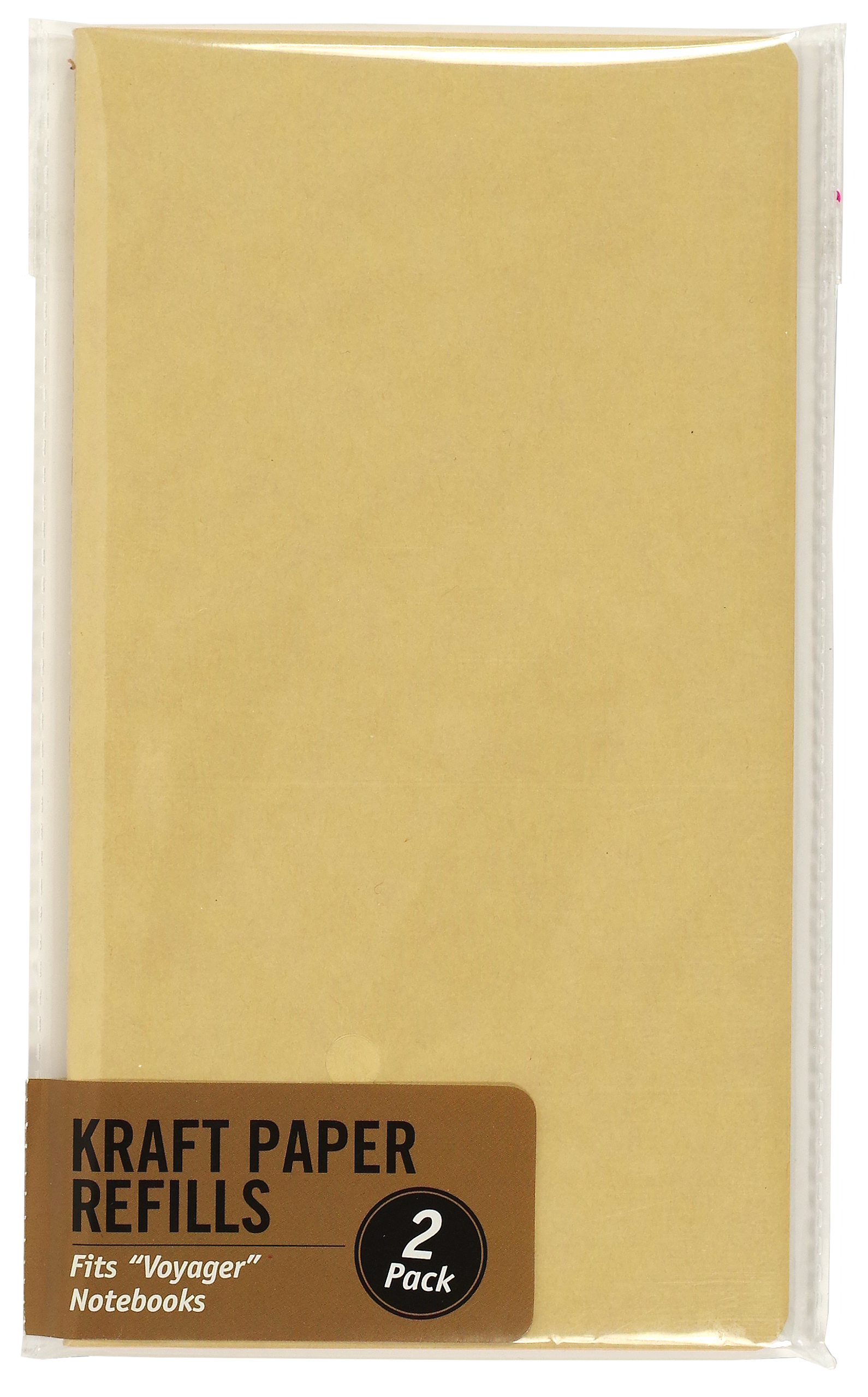 Peter Pauper VOYAGER REFILL KRAFT Journal Notebook Blank Paper
