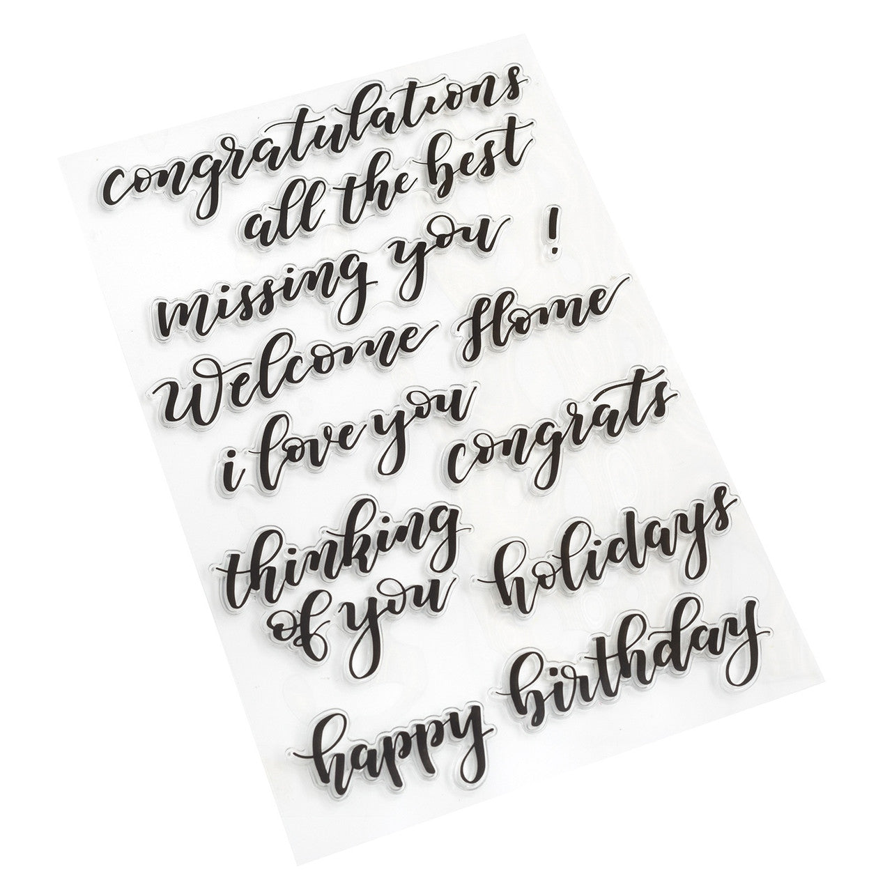 Kelly Creates TRACEABLE SENTIMENTS Stamps 12pc