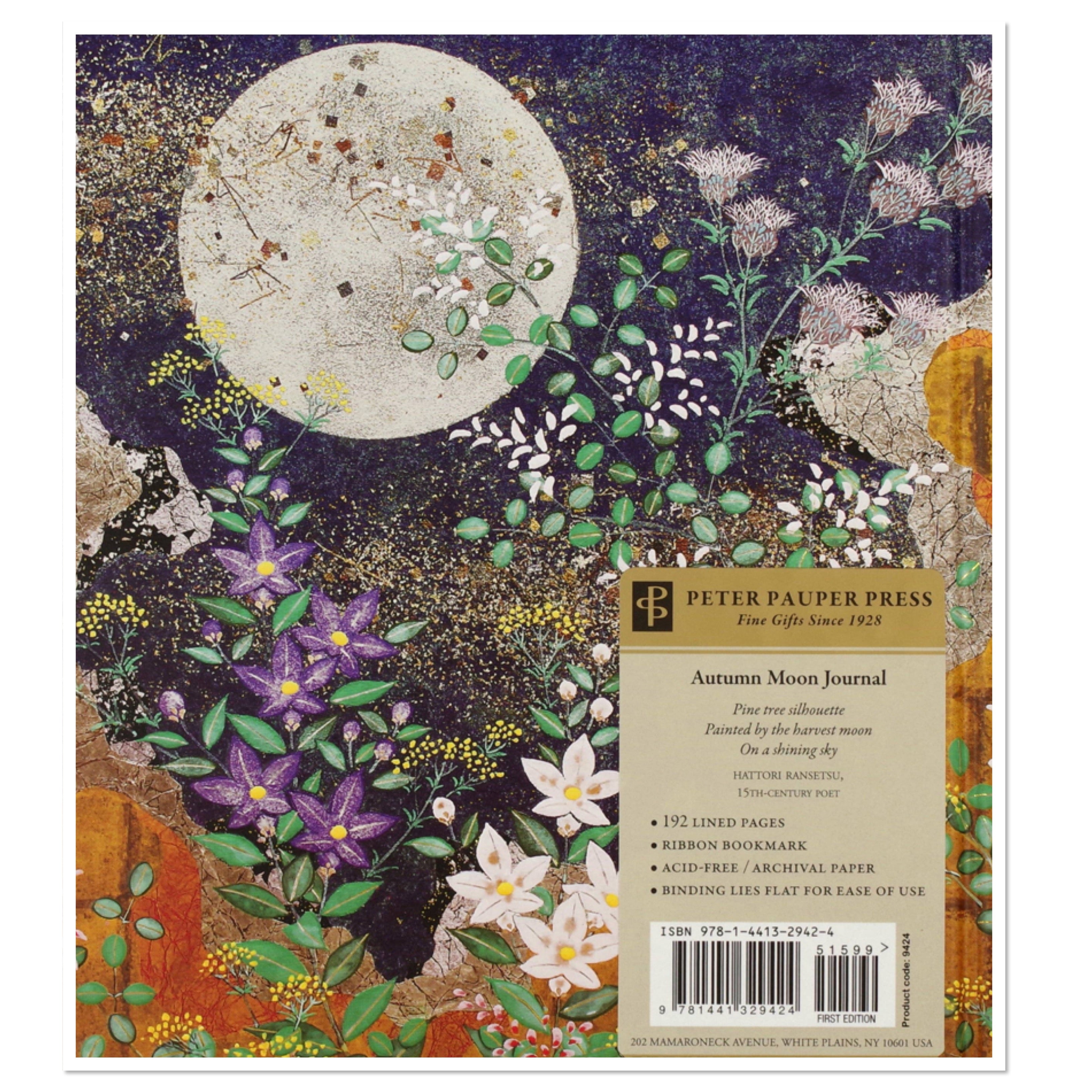 Peter Pauper AUTUMN MOON Journal Notebook 7”X9”