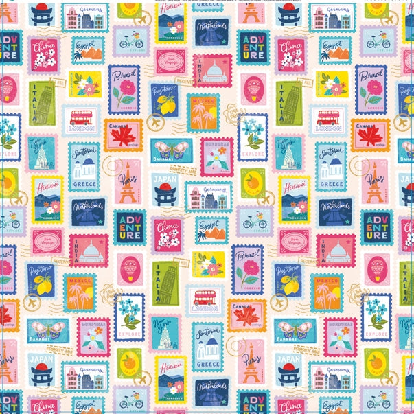 Paige Evans ADVENTUROUS PAPER PAD 12"X12" 48pc