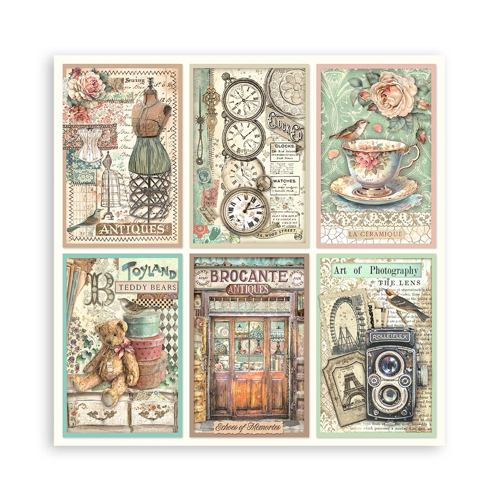 Stamperia BROCANTE ANTIQUES 12"X12" Maxi Paper Pad