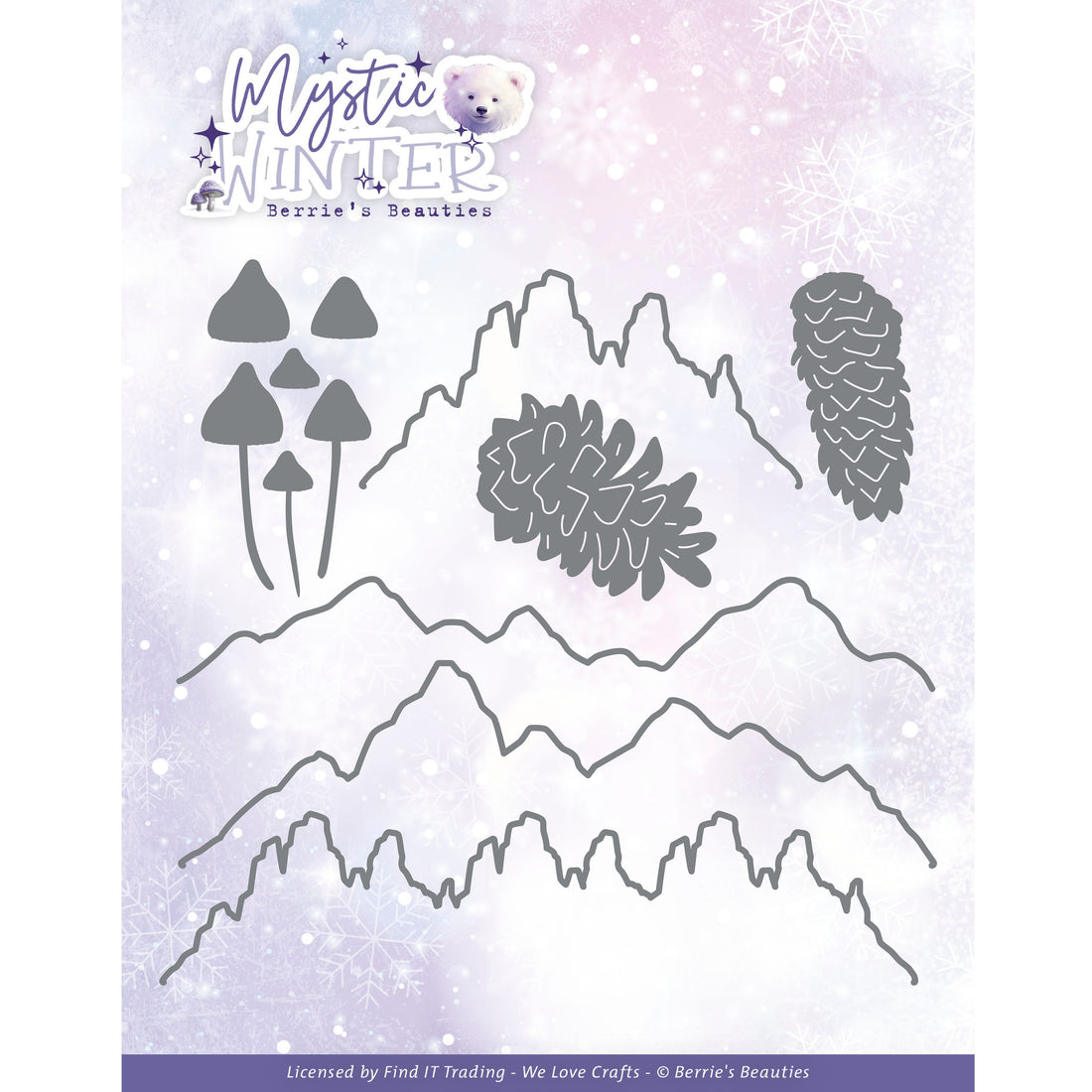 Berrie’s Beauties Mystic Winter MYSTIC LANDSCAPE Cutting Dies 8pc