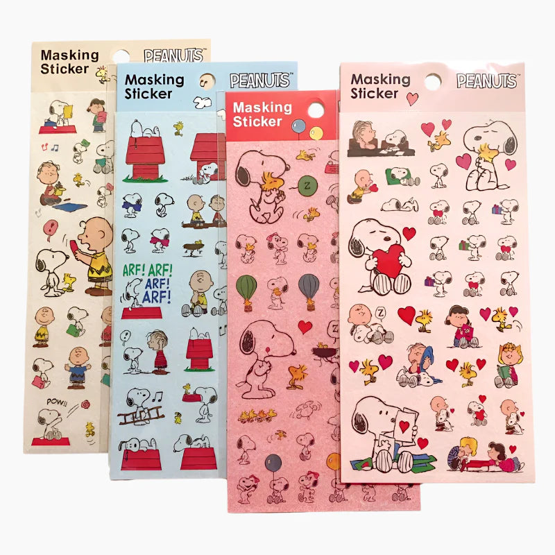 Peanuts SNOOPY Masking Stickers