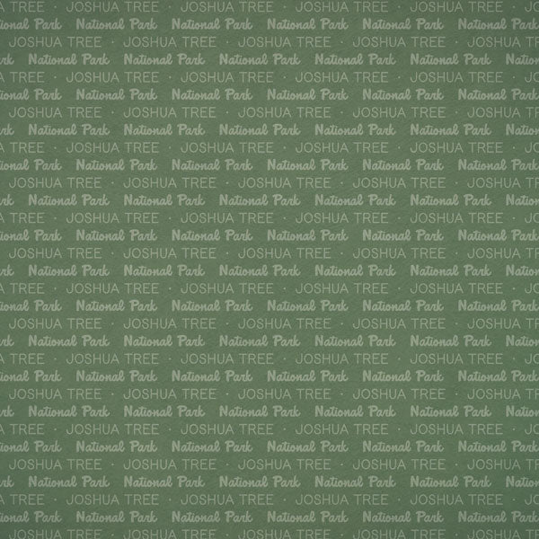 Scrapbook Customs NATIONAL PARK MAP AND WORDS 12"X12" Scrapbook Paper