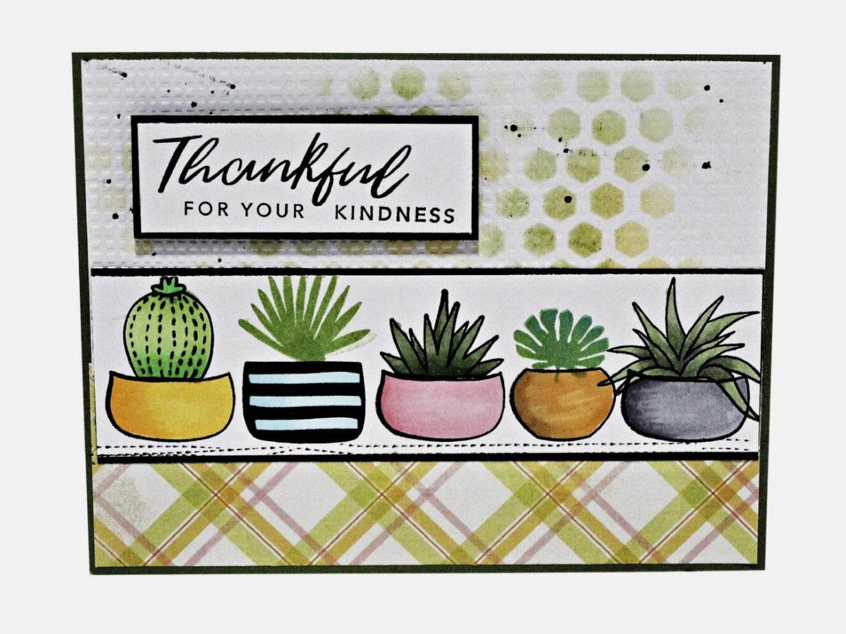 Diamond Press GREENERY Stamp & Die Set