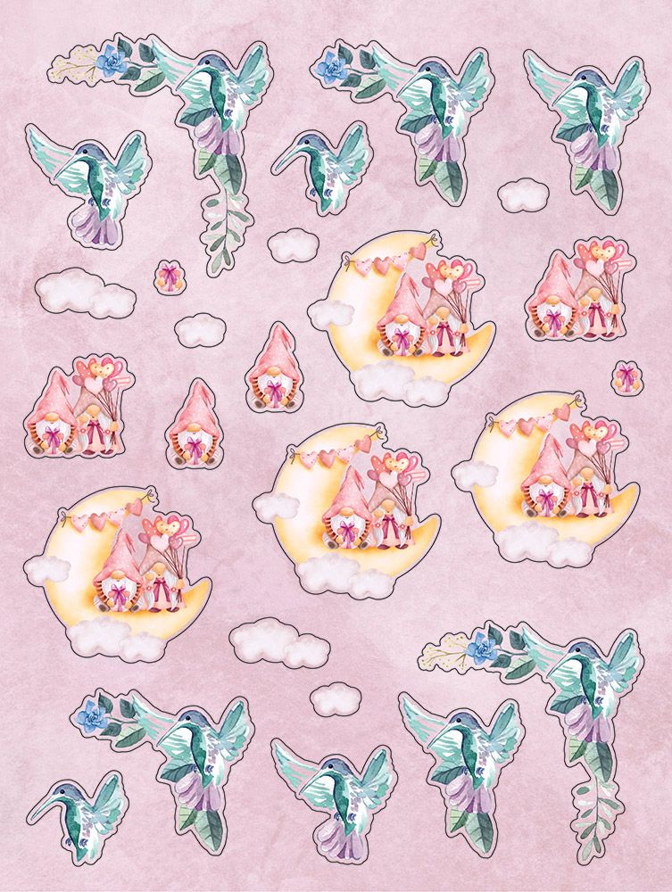 Crafters Companion EVERYDAY CELEBRATIONS 9”X12” Die-Cut 3D Topper Pad