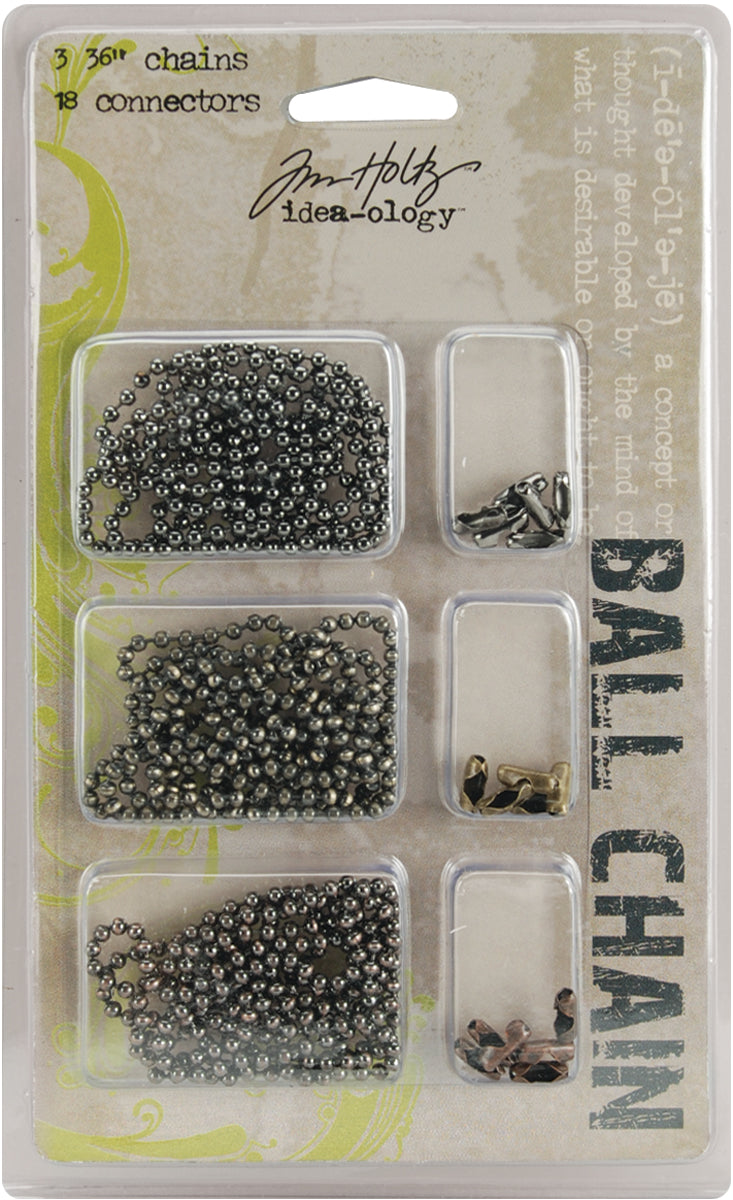 Tim Holtz Idea Ology BALL CHAIN 36” Chains